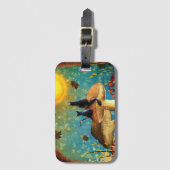 キノコ猫 ラゲッジタグ (正面縦)