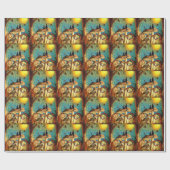 キノコ猫 ラッピングペーパー (フラット)