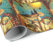 キノコ猫 ラッピングペーパー (ロールコーナー)