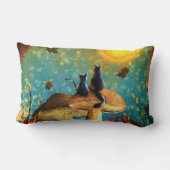 キノコ猫 ランバークッション (裏面)