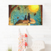 キノコ猫 横断幕 (インサイチュ)