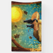 キノコ猫 横断幕 (縦)