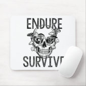 キノコ生き延びの耐スカル マウスパッド (マウス)