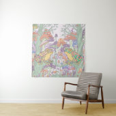 キノコ畑の魅惑のカエル タペストリー (インサイチュ)