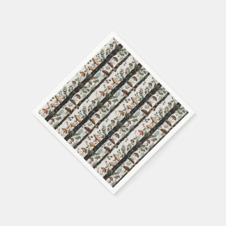 キノコ畑 スタンダードカクテルナプキン