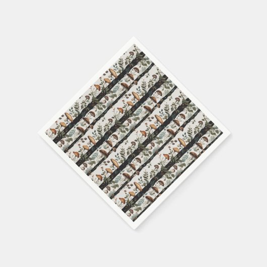 キノコ畑 スタンダードカクテルナプキン (角)