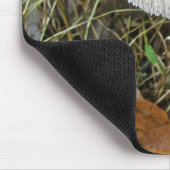 キノコ白い日傘コーディネート マウスパッド (コーナー)