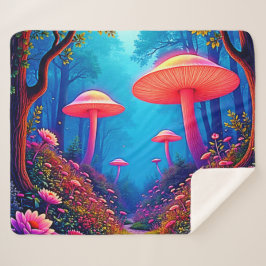 キノコ白熱［赤熱］光を放つ魔法 シェルパブランケット