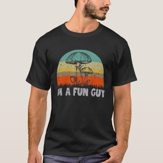キノコ私はおもしろい男のシャツ真菌キノコのピッカー Tシャツ (正面)