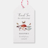 キノコ素朴ブライダルシャワー ギフトタグ (正面)