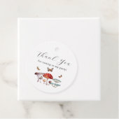 キノコ素朴誕生日メッセージカード フェイバータグ (インサイチュ)