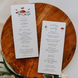 キノコ結婚のセレモニー計画 プログラム