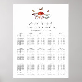 キノコ結婚の座席表 ポスター