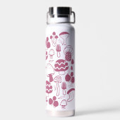 キノコ自然さくらんぼ ウォーターボトル (背面)