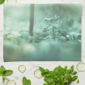 キノコ自然写真 キッチンタオル (折り畳み)