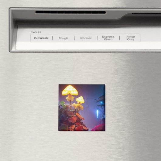 キノコ芸術 マグネット (インサイチュ (食洗機))