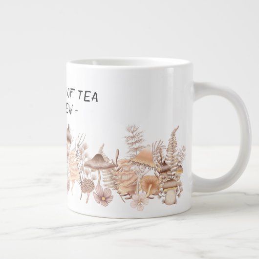 キノコ茶マグカップ、神秘的な飲み物、ウィッチクラフトマグカップ ジャンボコーヒーマグカップ (右)