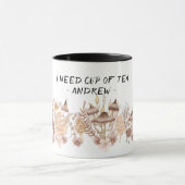 キノコ茶マグカップ、神秘的な飲み物、魔術 マグカップ (中央)