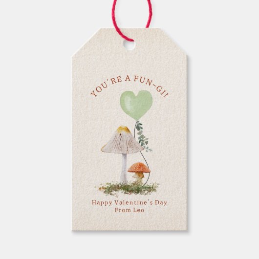 キノコ菌パン教室バレンタイン ギフトタグ (正面)