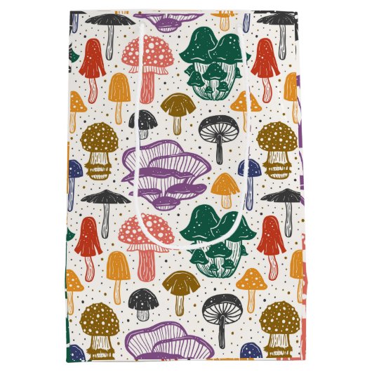 キノコ菌学者の植物学的美学 ミディアムペーパーバッグ (裏面)