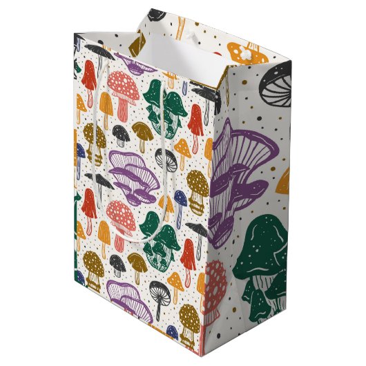 キノコ菌学者の植物学的美学 ミディアムペーパーバッグ (裏面アングル)