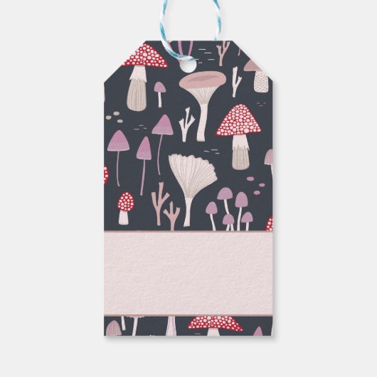 キノコ菌床菌 ギフトタグ (裏面)