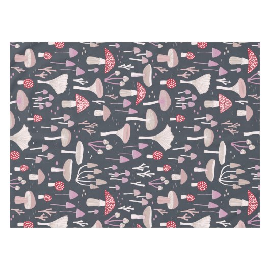 キノコ菌床菌 テーブルクロス (正面(横))