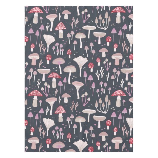 キノコ菌床菌 テーブルクロス (正面)