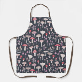 キノコ菌糸状菌パターン エプロン (正面)