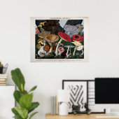 キノコ菌 ポスター (ホームオフィス)