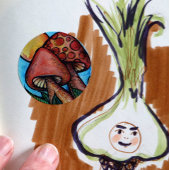 キノコ菌 ラウンドシール