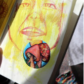 キノコ菌 ラウンドシール