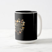 キノコ誇りを持ったの選択 ツートーンマグカップ (正面右)