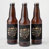 キノコ誇りを持ったの選択 ビールラベル (ボトル)