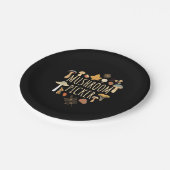 キノコ誇りを持ったの選択 ペーパープレート (アングル)