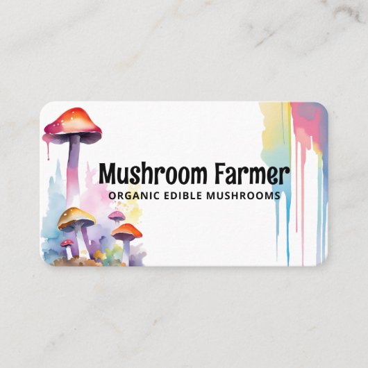 キノコ農場 名刺 (正面)