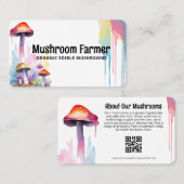 キノコ農場 名刺 (正面/裏面)