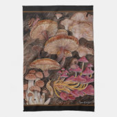キノコ類の不気味さ キッチンタオル (縦)