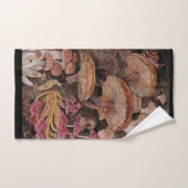 キノコ類の不気味さ ハンドタオル (ハンドタオル)