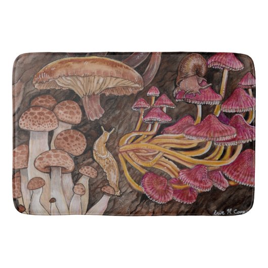 キノコ類の不気味さ バスマット (正面)