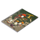 キノコ類の温和 ノートブック (左側)