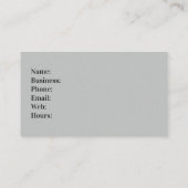 キノコ類屋外菌発芽キノコ 名刺 (裏面)