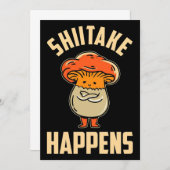 キノコ類狩猟キノコ菌 サンキューカード (正面/裏面)