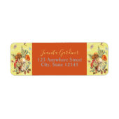 キノコ類、トンボ類、蛾、カタツムリ類が戻ってくる ラベル (正面)