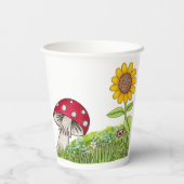 キノコ類、トースツール類、ラディバグ類、ひまわり紙カップ 紙コップ (裏面)