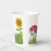 キノコ類、トースツール類、ラディバグ類、ひまわり紙カップ 紙コップ (右)