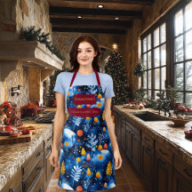 キノコ類、離れ類、雪の青いクリスマス