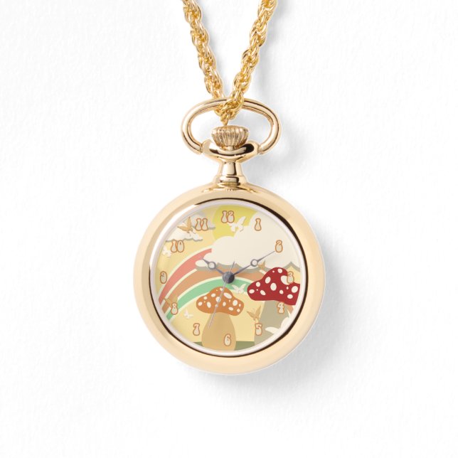 キノコ風景腕時計 腕時計 (正面)