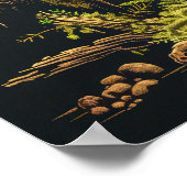 キノコ骨格 ポスター (角)