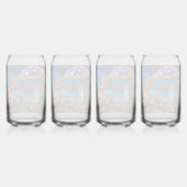 キノコ魔法:エンチャント森ガラスのタンブラー ガラス缶 (裏面)